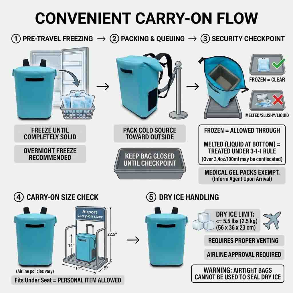 Mochilas refrigeradas para viagem: à prova de vazamentos e fáceis de transportar Mochilas refrigeradas para viagem: à prova de vazamentos e fáceis de transportar