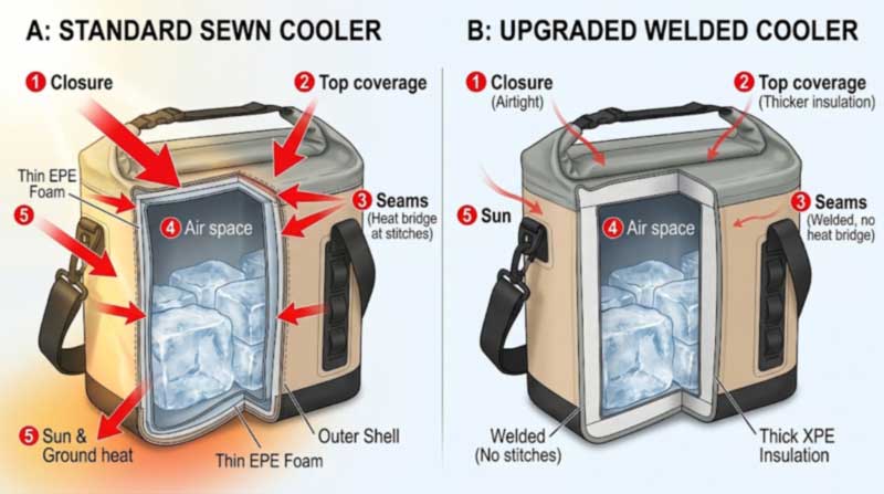 Melhor Soft Cooler para retenção de gelo: o que significam as horas Melhor Soft Cooler para retenção de gelo: o que significam as horas