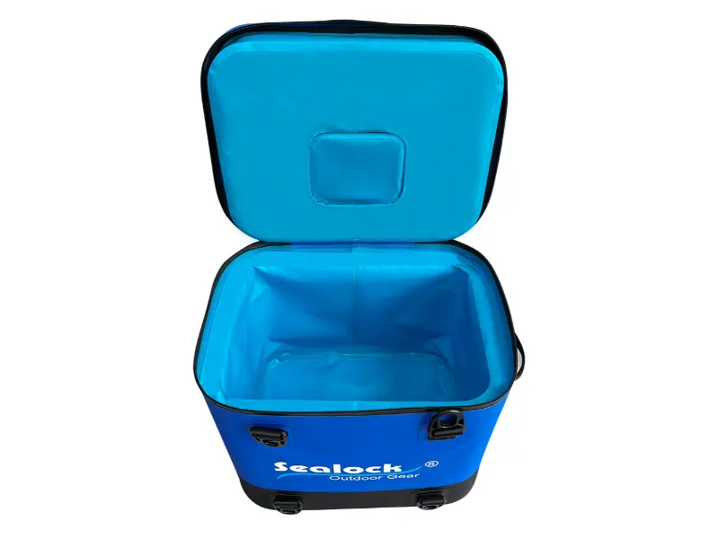 Bolsa térmica macia à prova d'água 24L com zíper hermético e retenção de gelo por 48 horas