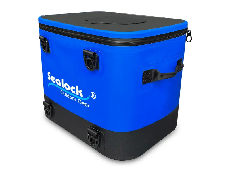 Bolsa térmica macia à prova d'água 24L com zíper hermético e retenção de gelo por 48 horas