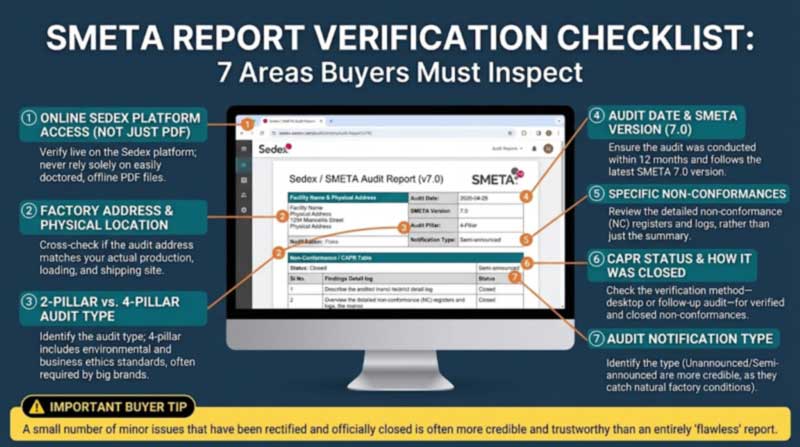 seven checks for reading a supplier's SMETA audit report seven checks for reading a supplier's SMETA audit report