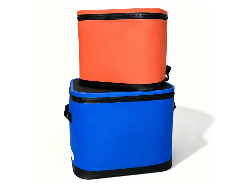 Mochila térmica macia isolada com tampa zip-top moldada para camping e praia Mochila térmica macia isolada com tampa zip-top moldada para camping e praia